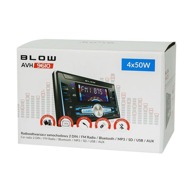 Avtoradio Blow AVH-9610, MP3, BT, USB-SD-MMC, 4x 50W (78-278)_4