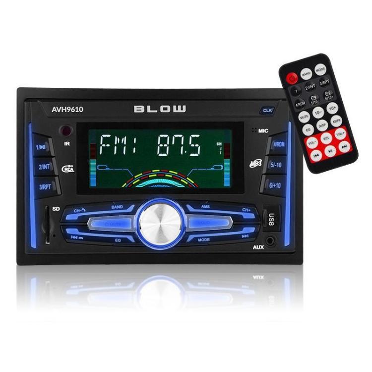 Avtoradio Blow AVH-9610, MP3, BT, USB-SD-MMC, 4x 50W (78-278)