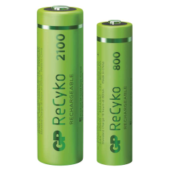Polnilec baterij GP Eco E411 + 4× AA 2100 + 4× AAA 800