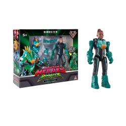 Copilot said: Akcijska figura Dinoster Oz z zelenim oklepom Quantum Heroes v embalaži, primerna za otroke 5+.