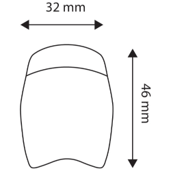 Svetilki za kolo Entac, 1W, 10m, 2xCR2032