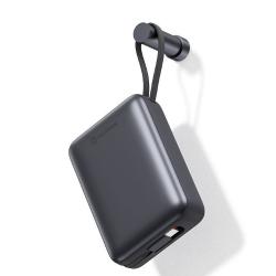 Swissten Power Bank 20.000 mAh z LCD-prikazovalnikom stanja baterije, USB‑C in USB‑A izhodoma ter podporo hitremu polnjenju zagotavlja zanesljivo napajanje za pametne telefone, tablice in druge elektronske naprave.