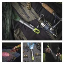 Ročna polnilna LED svetilka, 600 lm, 1 200 mAh, kovinska