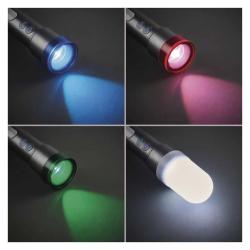 Ročna polnilna LED svetilka, 600 lm, 1 200 mAh, kovinska