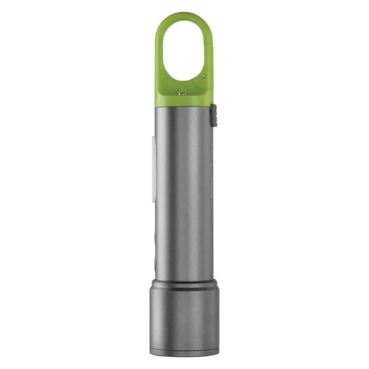 Ročna polnilna LED svetilka, 600 lm, 1 200 mAh, kovinska