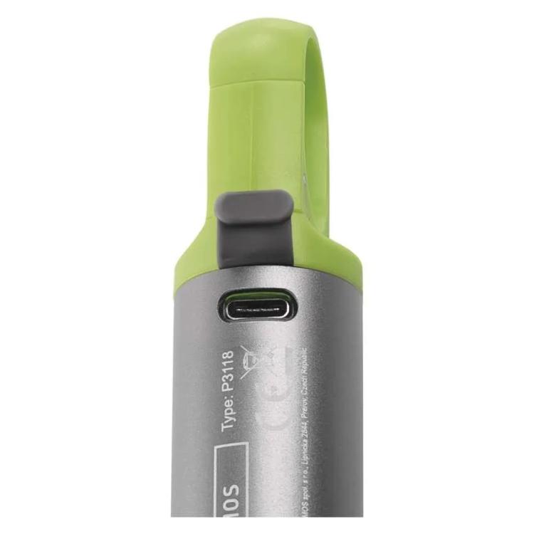Ročna polnilna LED svetilka, 600 lm, 1 200 mAh, kovinska