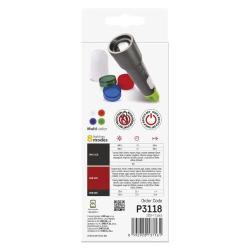 Ročna polnilna LED svetilka, 600 lm, 1 200 mAh, kovinska