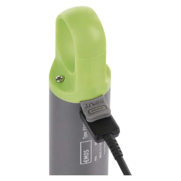 Ročna polnilna LED svetilka, 600 lm, 1 200 mAh, kovinska