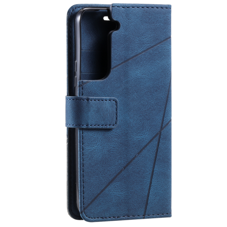 Samsung Galaxy S22+, preklopna torbica (WLGO-Lines), modra_2