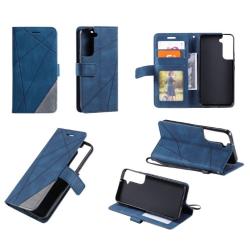 Samsung Galaxy S22+, preklopna torbica (WLGO-Lines), modra