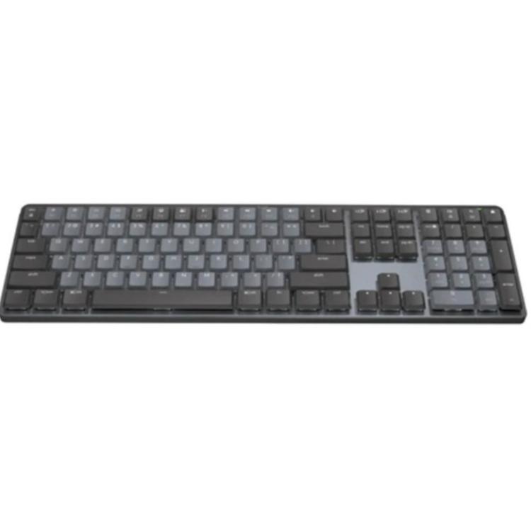 Brezžična mehanska tipkovnica Logitech MX Illuminated Performance, Bluetooth, grafitna