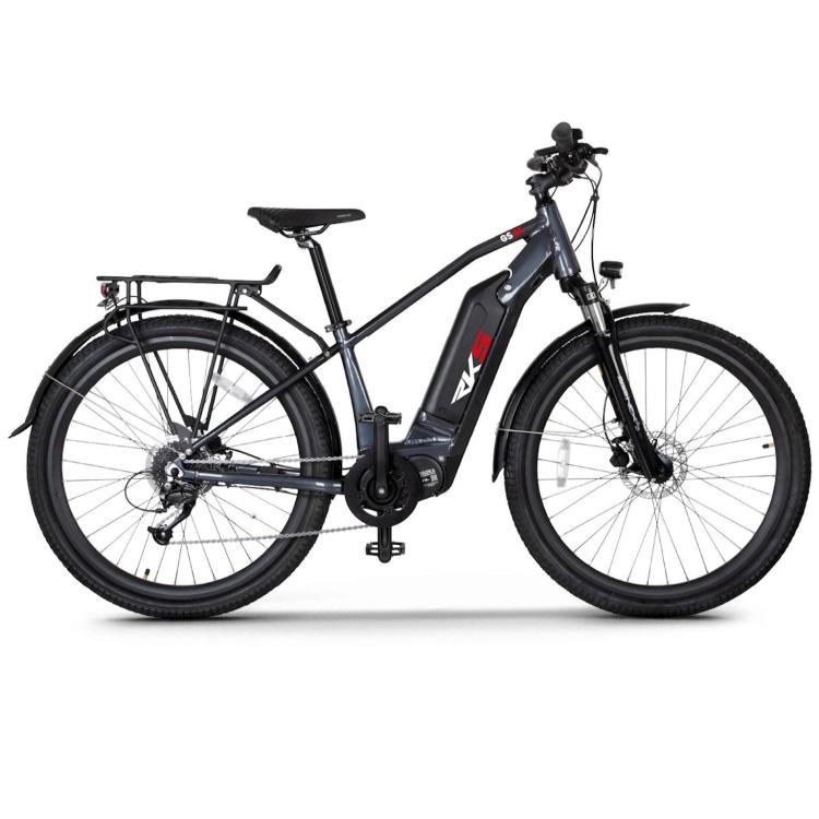Električno treking kolo RKS GS25, sive barve_1