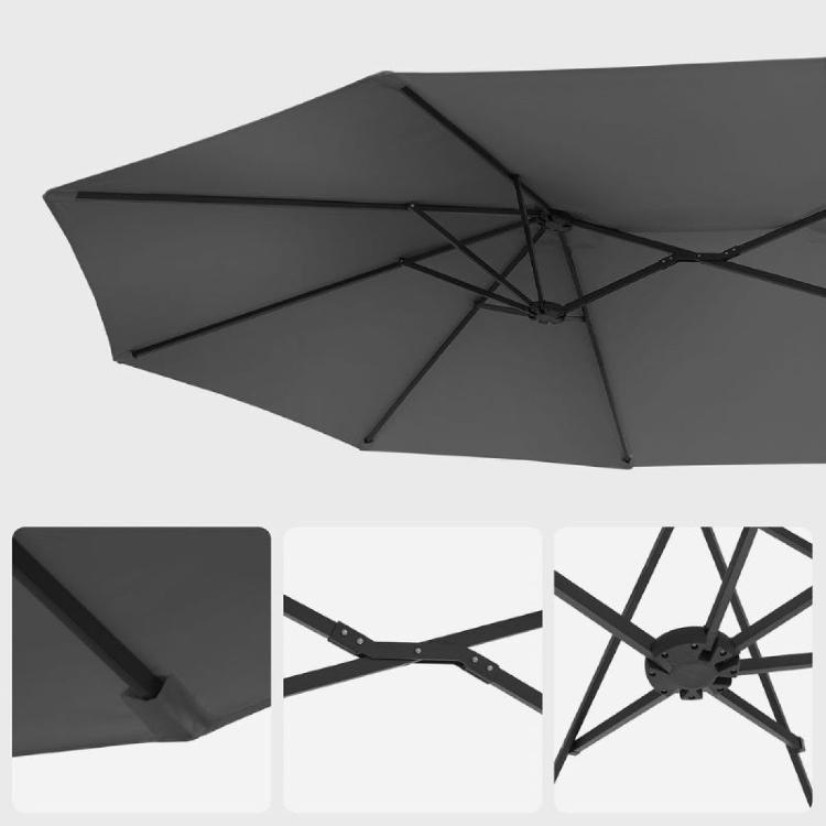 Senčnik Brunner GPU36GY, 460 x 270 cm, siv