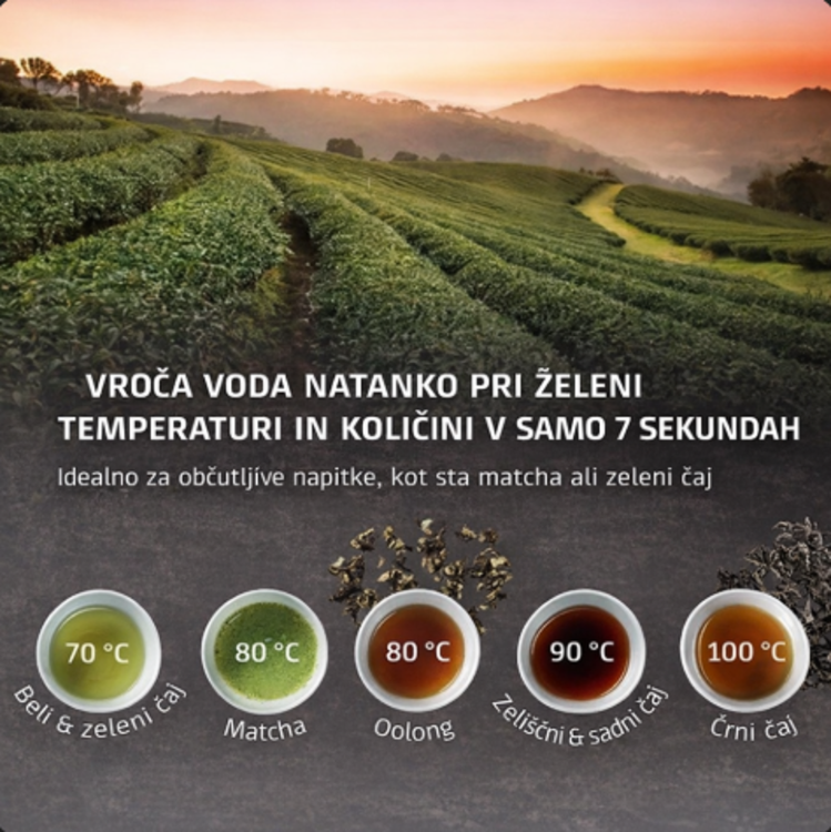 Dozator vroče vode CASO HW 2700 omogoča pripravo vroče vode pri natančno izbrani temperaturi od 40 °C do 100 °C v le nekaj sekundah, zato je idealen za čaj, kavo, otroško hrano in druge tople napitke.