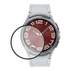 Hibridno zaščitno steklo (folija) za Samsung Watch6 Classic (43 mm), črna