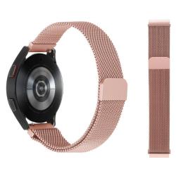 Kovinski magnetni pašček 20mm, svetlo roza, za pametno uro