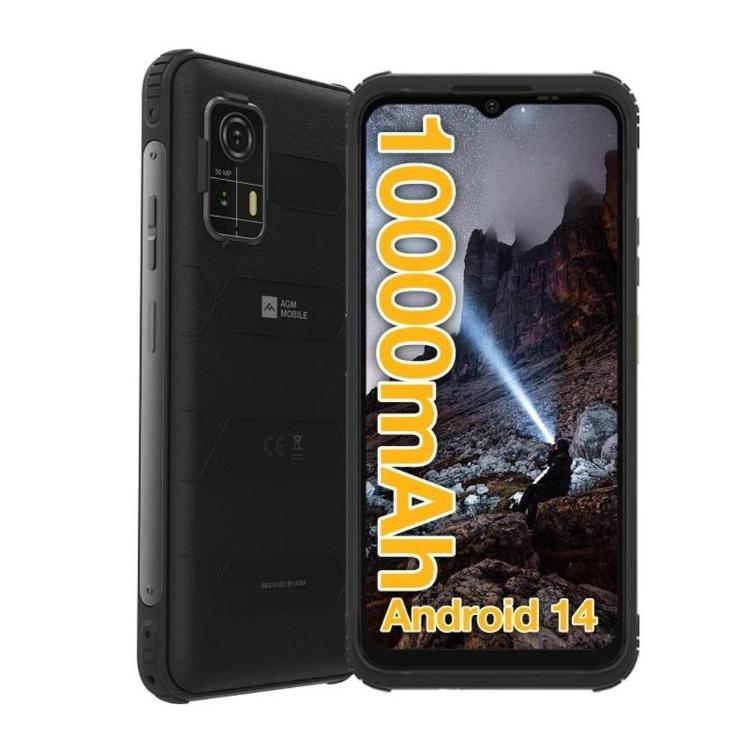 AGM H Max robustni pametni telefon z Androidom 14 in velikim zaslonom, zasnovan za zahtevno uporabo na terenu