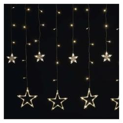 Božični zastor zvezde Emos, LED, 185x105 cm, notranji, topla bela