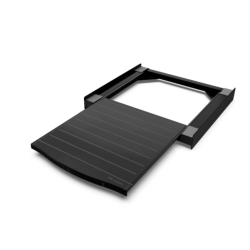 Vezni člen z izvlečeno polico, pogled pod kotom