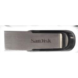 USB ključ 128 GB, Ultra Flair, SanDisk, USB 3.0, srebrn, kovinski, brez pokrovčka_1