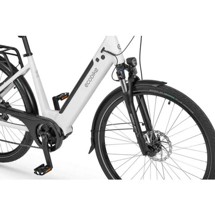 Električno kolo Ecobike LX100, 17", 14.5Ah/522Wh, bel
