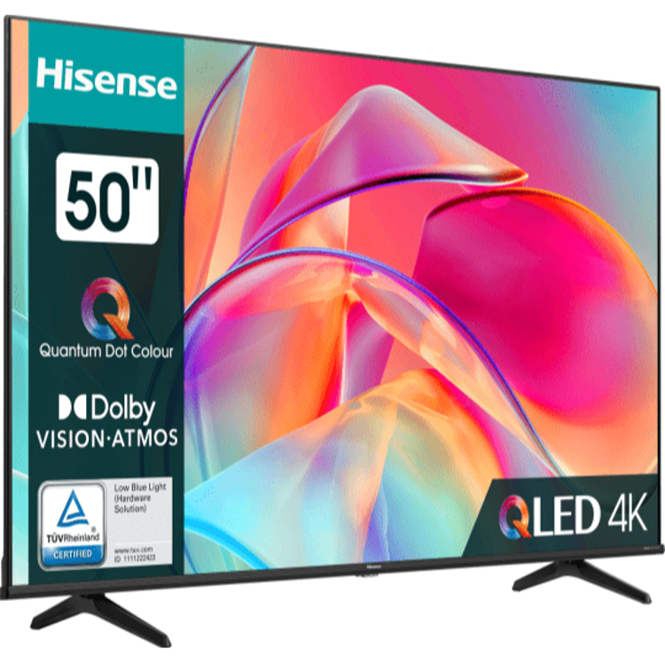 Televizor Hisense 50E7KQ 4K UltraHD, QLED, Smart TV, diagonala 127 cm