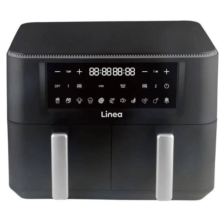 Cvrtnik na vroči zrak Linea LAFD-0614, 9 l, dvojni, 2400 W