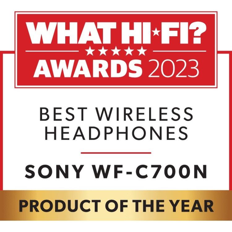 Brezžične slušalke Sony WFC700NV.CE7, sivka