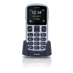 Telefon za starejše Beafon SL250 - sivo črn
