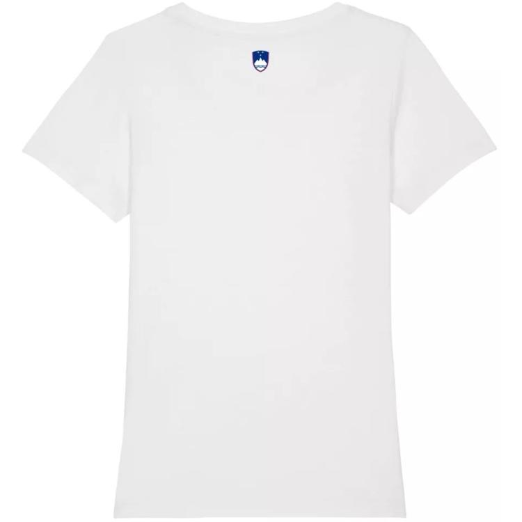 Majica NZS Slovenija, ženska, bela, velikost M