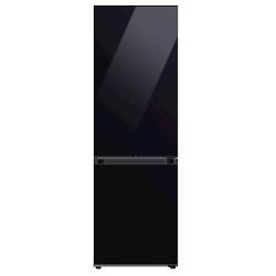 Hladilnik z zamrzovalnikom Samsung Bespoke RB34C7B5E22/EF, 185 cm, E, 334 l, črna-steklo
