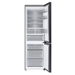Hladilnik z zamrzovalnikom Samsung Bespoke RB34C7B5E22/EF, 185 cm, E, 334 l, črna-steklo