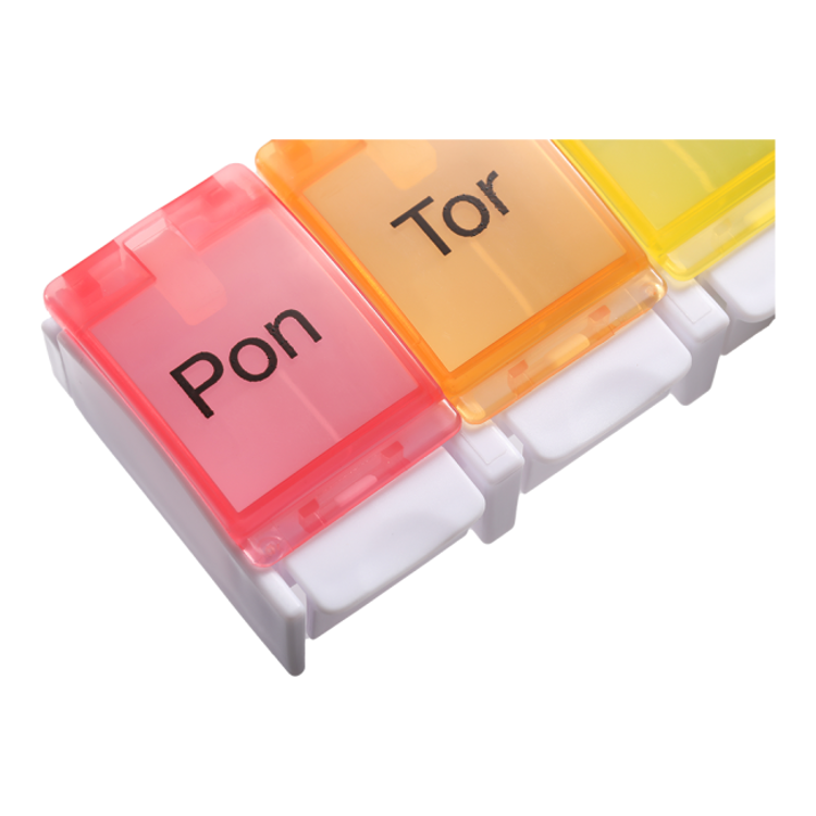 Tedenska posodica za tablete Mediblink Piano 1x/dan M010