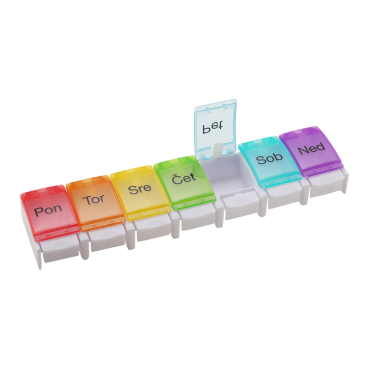 Tedenska posodica za tablete Mediblink Piano 1x/dan M010