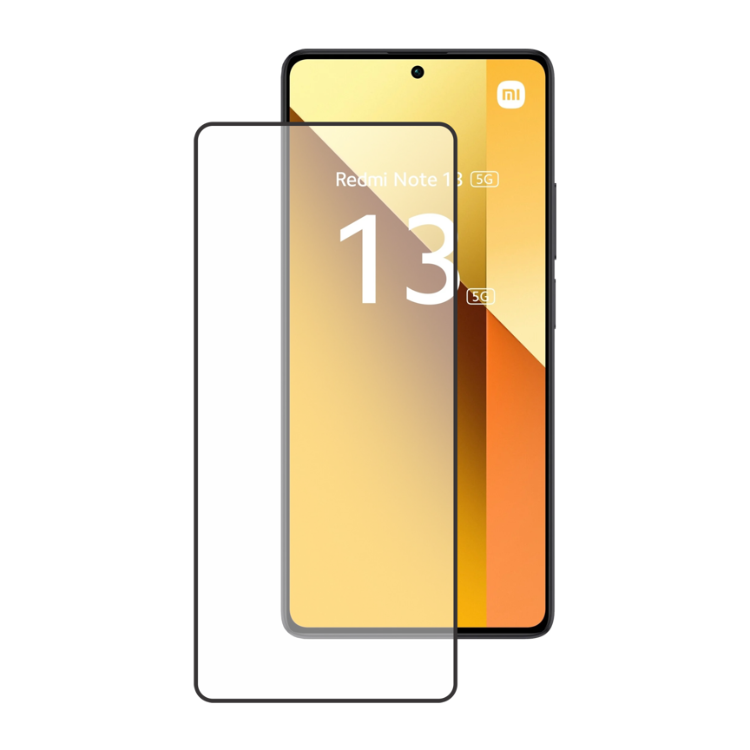 Zaščitno steklo Premium črno do roba Xiaomi Redmi Note 13, 0,33