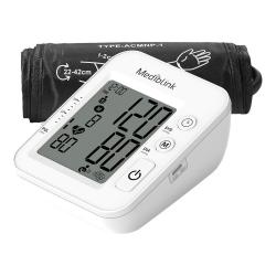 Merilnik krvnega tlaka Mediblink M510 z veliko LCD-zaslonsko enoto in manšeto za nadlaket.