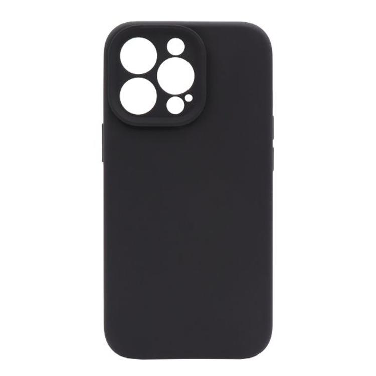 Silikonski ovitek (liquid silicone) za Apple iPhone 13 Pro, N-Soft, črna