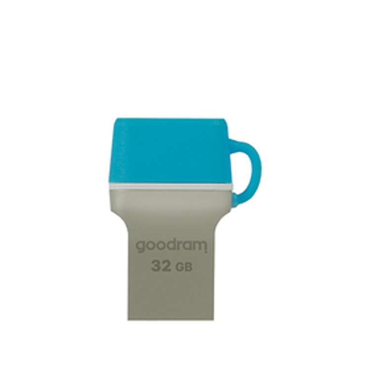 USB ključ 3.0, 64 GB, USB-A in USB-C, Goodram, modra