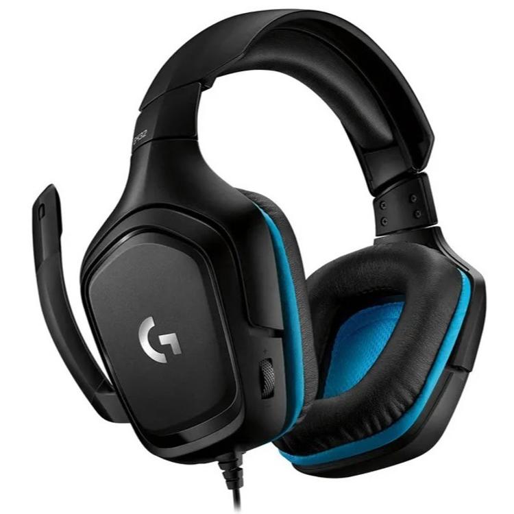 Slušalke z mikrofonom Logitech G432, črna