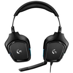 Slušalke z mikrofonom Logitech G432, črna