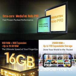 Pametni robustni telefon Blackview BV8900, 8 GB + 256 GB, z vgrajeno termalno kamero