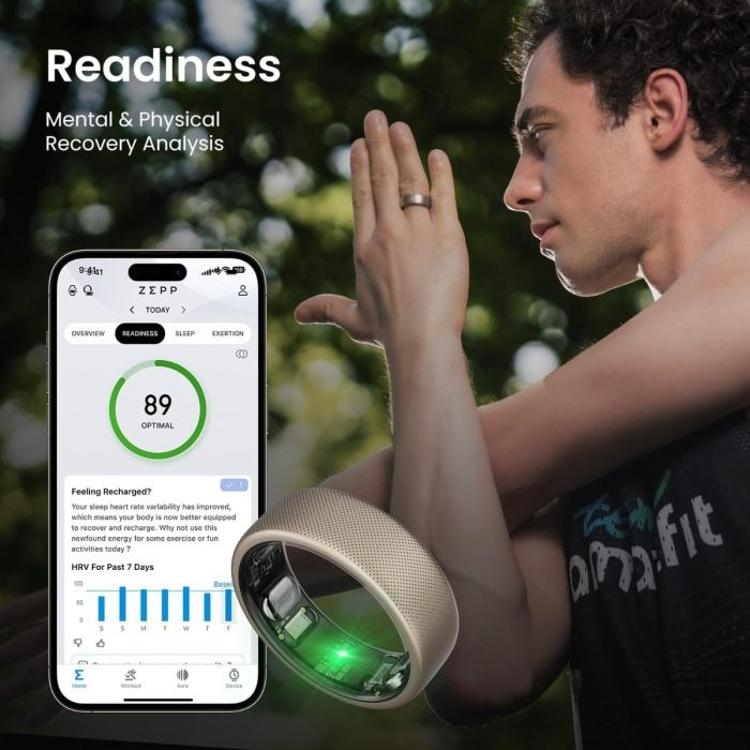 Pametni prstan Amazfit Helio Ring, velikost 12