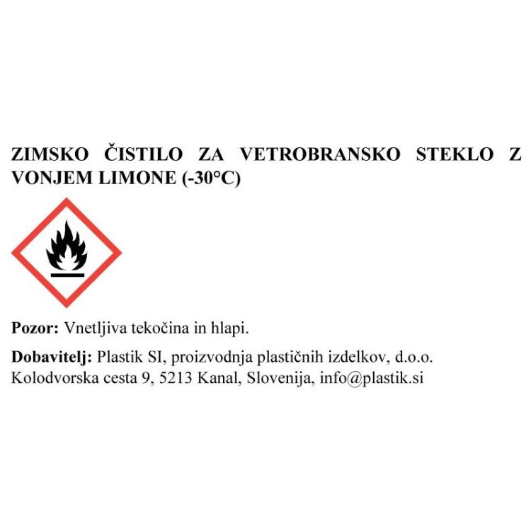 Zimsko čistilo za vetrobranska stekla -30°C 5 l Dr. House