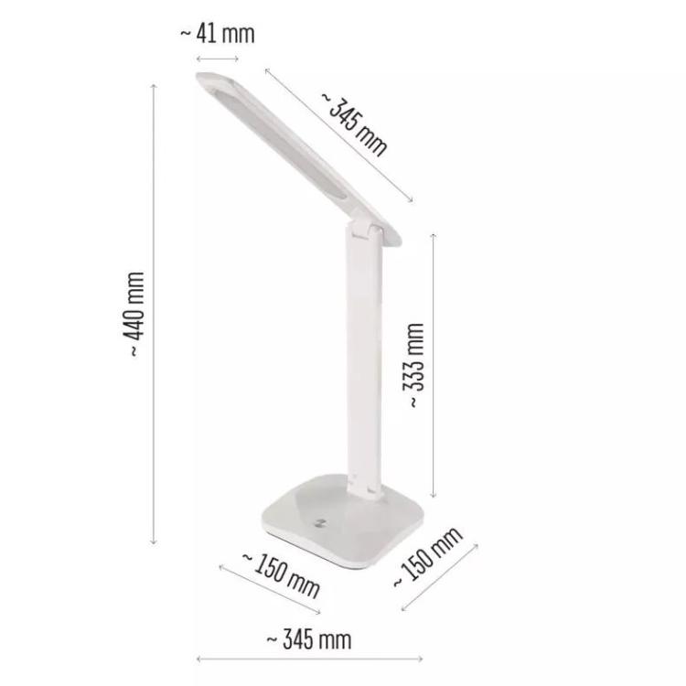 Namizna LED svetilka CHASE, bela_4