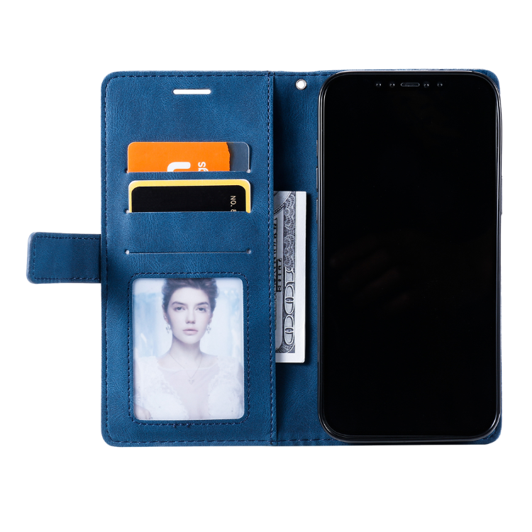 Preklopna torbica (WLGO-Lines) za Xiaomi 14T Pro, modra