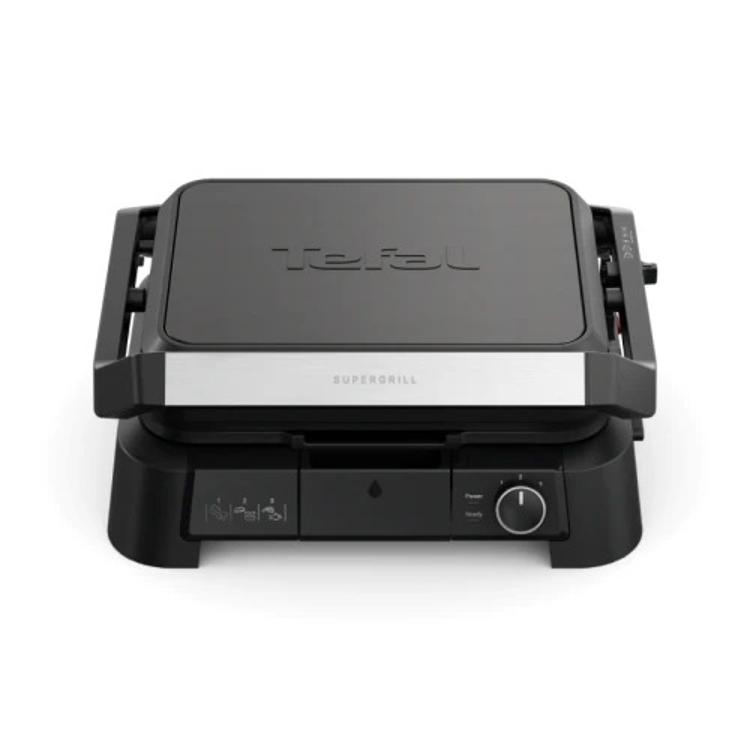 Kontaktni žar Tefal SUPERGRILL 3v1 STANDARD GC5108E0, črn
