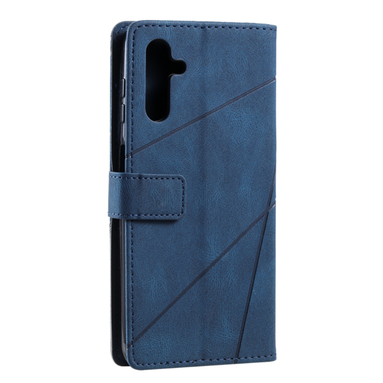 Samsung Galaxy A13 5G, preklopna torbica (WLGO-Lines), modra_2