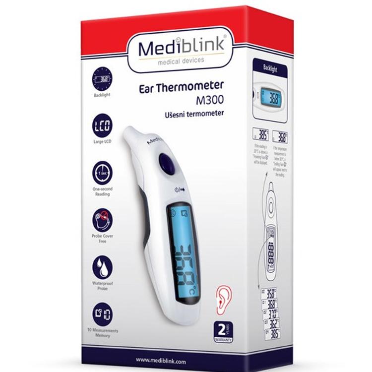 Ušesni termometer Mediblink M300_2