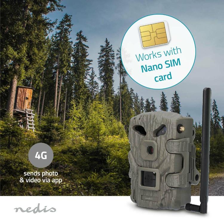 Lovska kamera NEDIS WCAM460GN, LTE FHD
