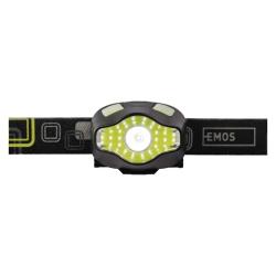 Naglavna LED svetilka Emos 3W LED + COB
